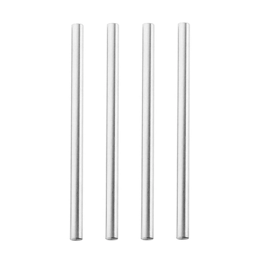 LALA 4Pcs Hinge Pin Lower 4X67.5Mm ARAC5032 For ARRMA 6S 1/7 Limitless Infraction 1/8 Typhon Kraton RC Car Parts,Silver