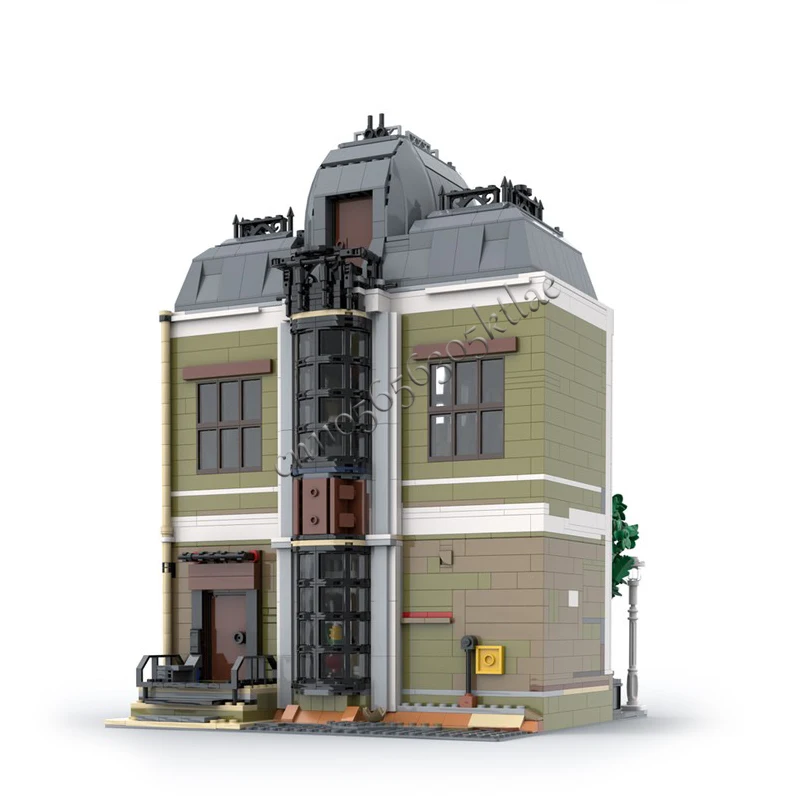 3748 ELEMENTÓW Miejski Hit Sprzedaży Widok Ulicy MOC-10326 Modułowy, Wykwintny Model Domu Puzzle na Zamówienie Kreatywne Pomysły Zabawka dla Dzieci Prezent na Urodziny