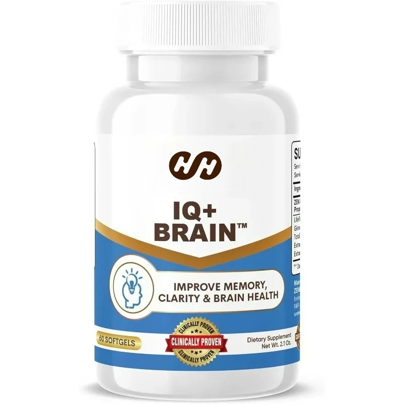 Focus, Attention, Memory, and Energy, Natural Plant-based Herbal Supplements Without Added Vitamins/minerals/mushrooms/sugar
