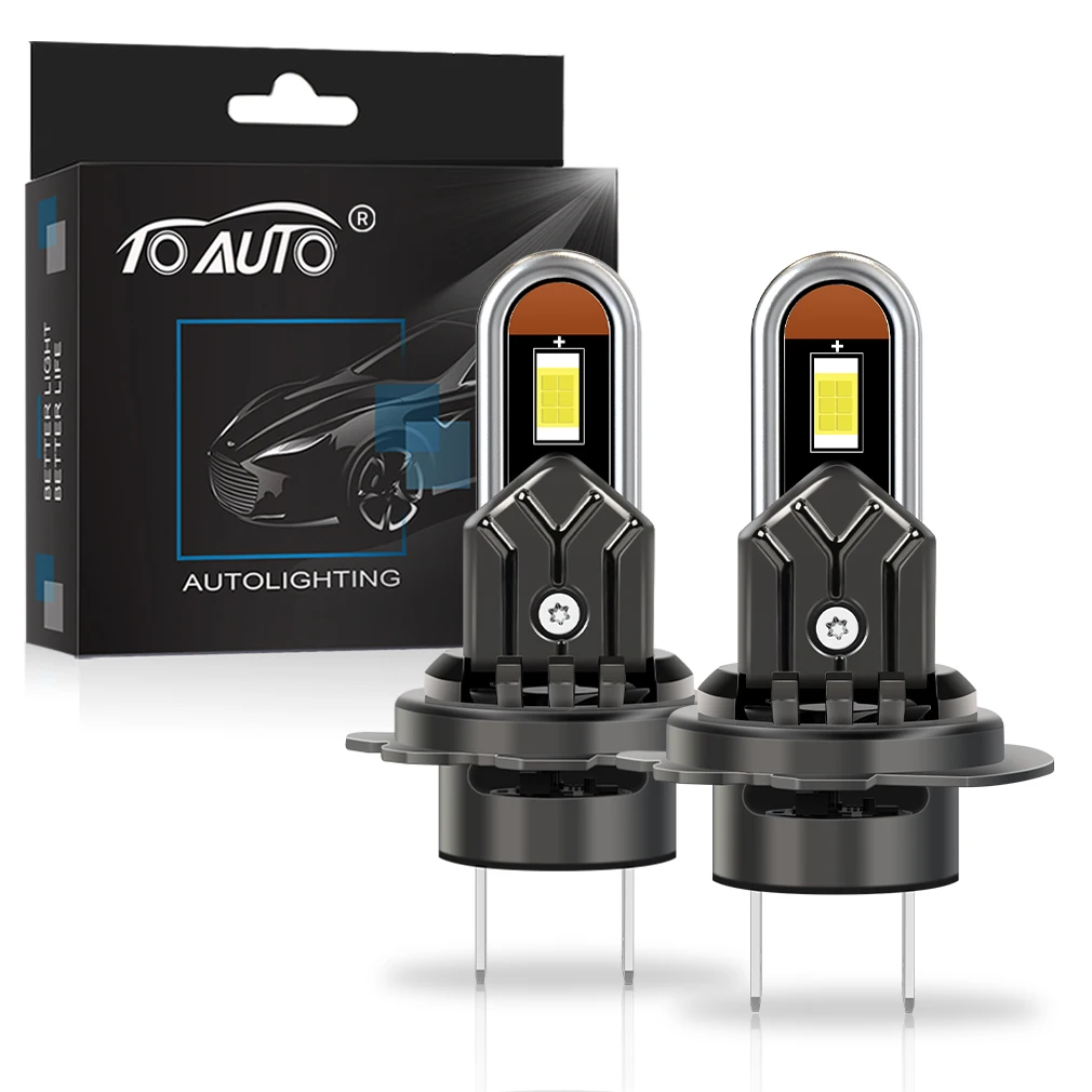 

2Pcs H7 H11 LED Headlight Bulb CANBUS Light 9005 HB3 9006 HB4 CSP Chip 20000LM 80W Car Headlamp for Auto Lamps 6500K 12V