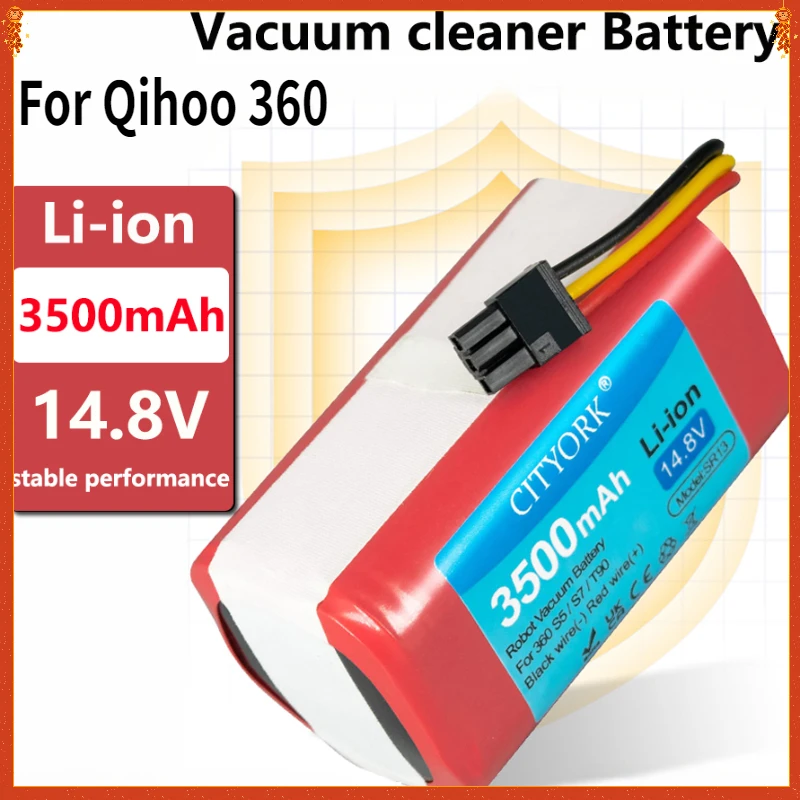 

Battery for Qihoo 360 S5 S7 S7Pro T90 X9 3500mAh 14.8v Robotic Vacuum Cleaner Replacement Batteries