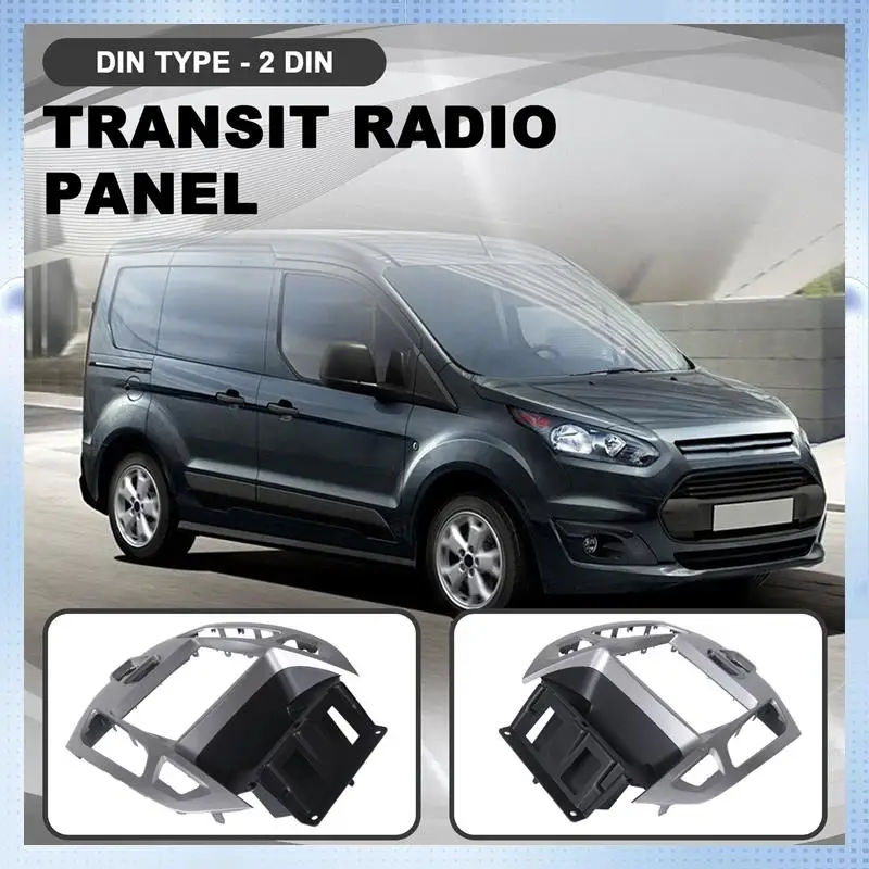 

NEW-2 Din Car Fascia Radio Panel DVD Frame Install Kit For FORD Transit Connect, Tourneo Connect 2014 2015