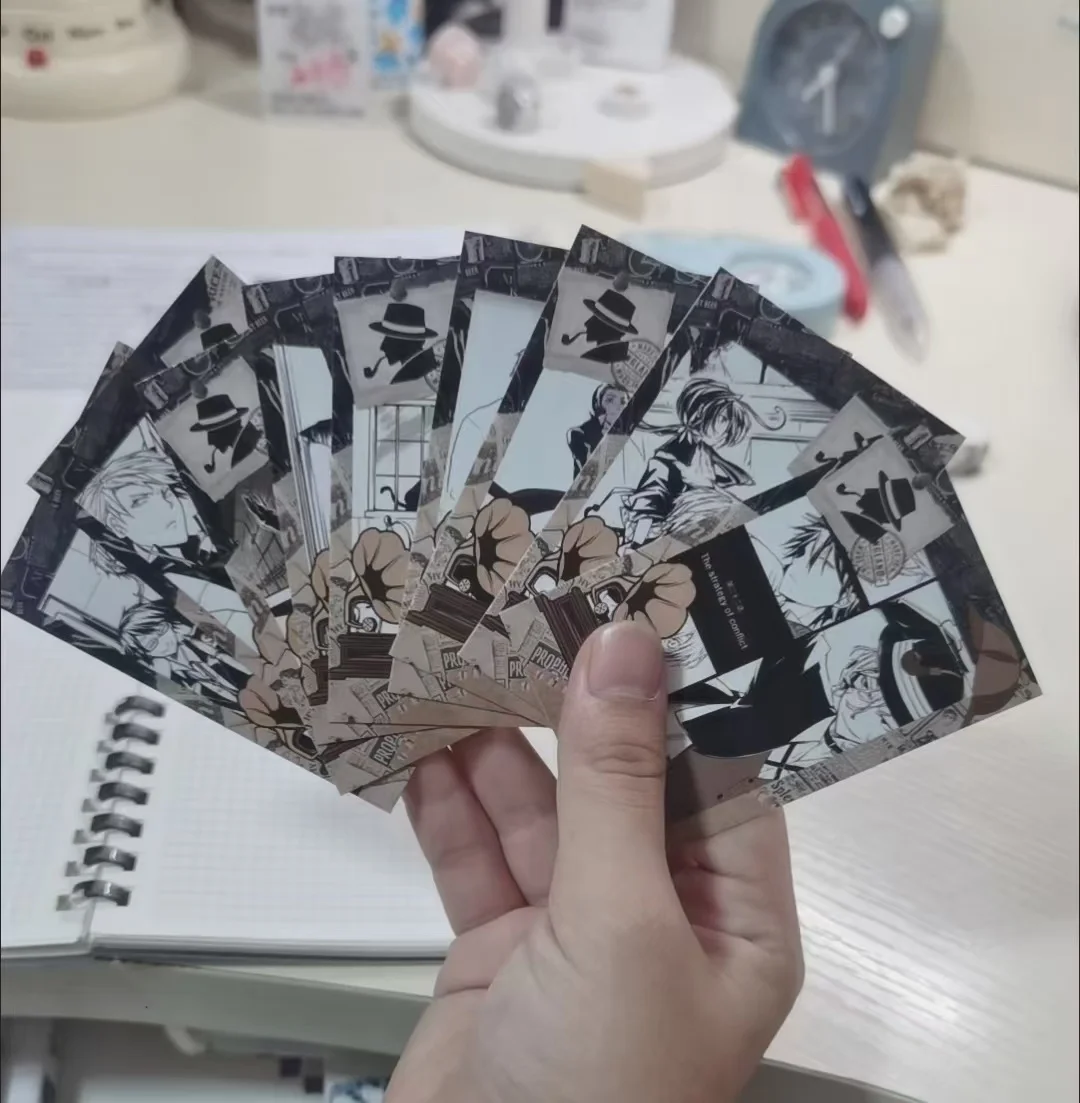 9Pcs/Pack Anime Cartoon Fans Collection Character Card Birthday Gift