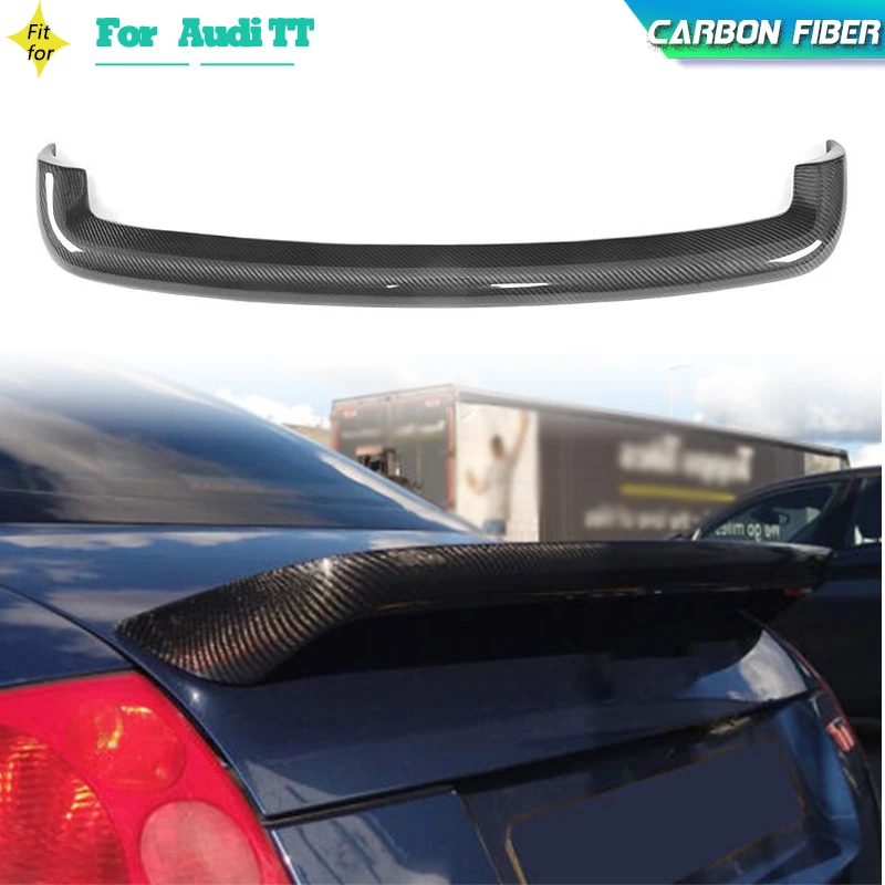 

Carbon Fiber Car Rear Trunk Spoiler Wings for Audi TT TT Quattro MK1 8N 2-Door 1998-2006 Rear Spoiler Boot Lid Wing Lip FRP
