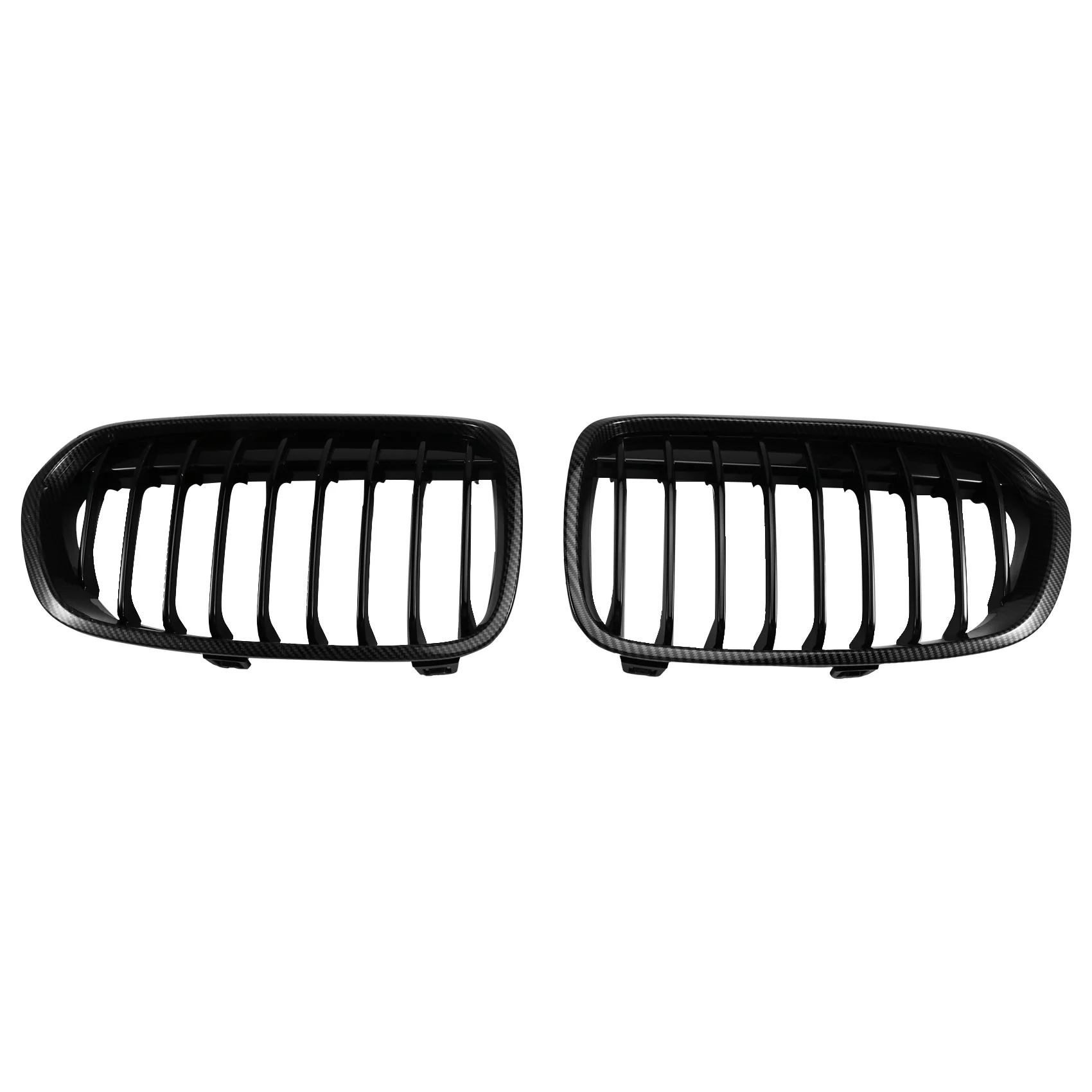 

Carbon Fiber Style 2X Car Front Kidney Grille Bumper Grille For BMW F52 1 Series 4D 2016-2020