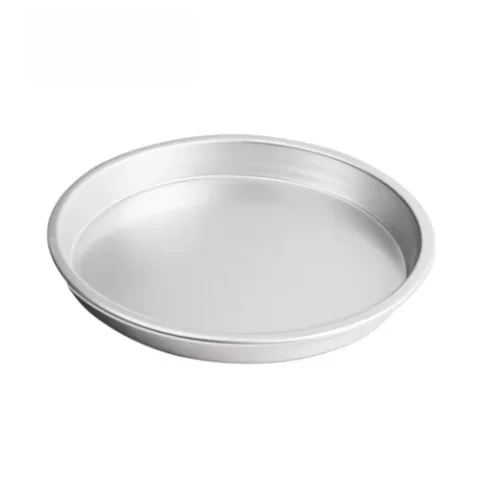 Aluminum Round Pizza Pan Featuring Deep Rim Structure and Anodized Non-Stick Coating for Reliable Baking Performance