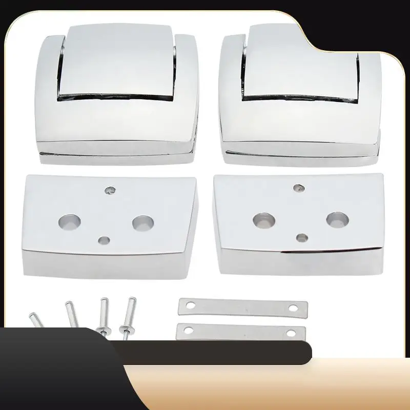 Trunk Bag Hinge And Latch Kit Silver Automotive Supplies For  Chopped For Razor Tour Pak