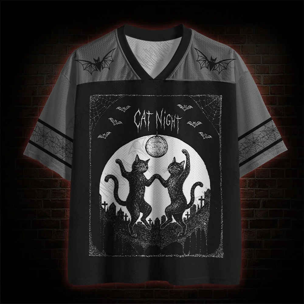 2026 New Nordic Mythical Theme Sports Fashion Short Sleeve V-neck Street View Clothing Mythical Fan Gifts T-shirt