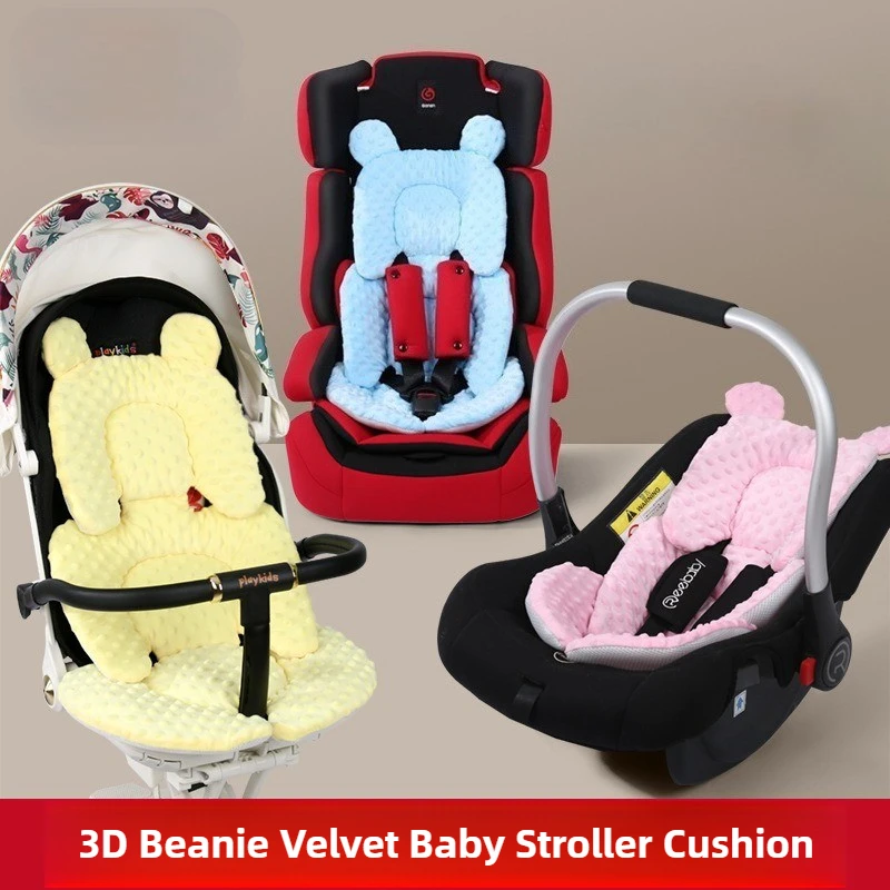 Baby Stroller Pad Cotton Four Seasons Seat Cushion Cart Stroller Accessories Baby Crib Sleeping Pad General Thermal Mattress