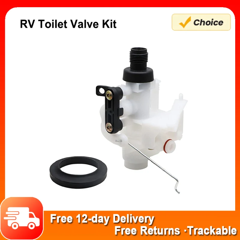 

RV Toilet Water Valve Replacement Kit for Thetford Aqua Magic V High /Low Model RV Toilet Parts 31705 31688 31687 31683