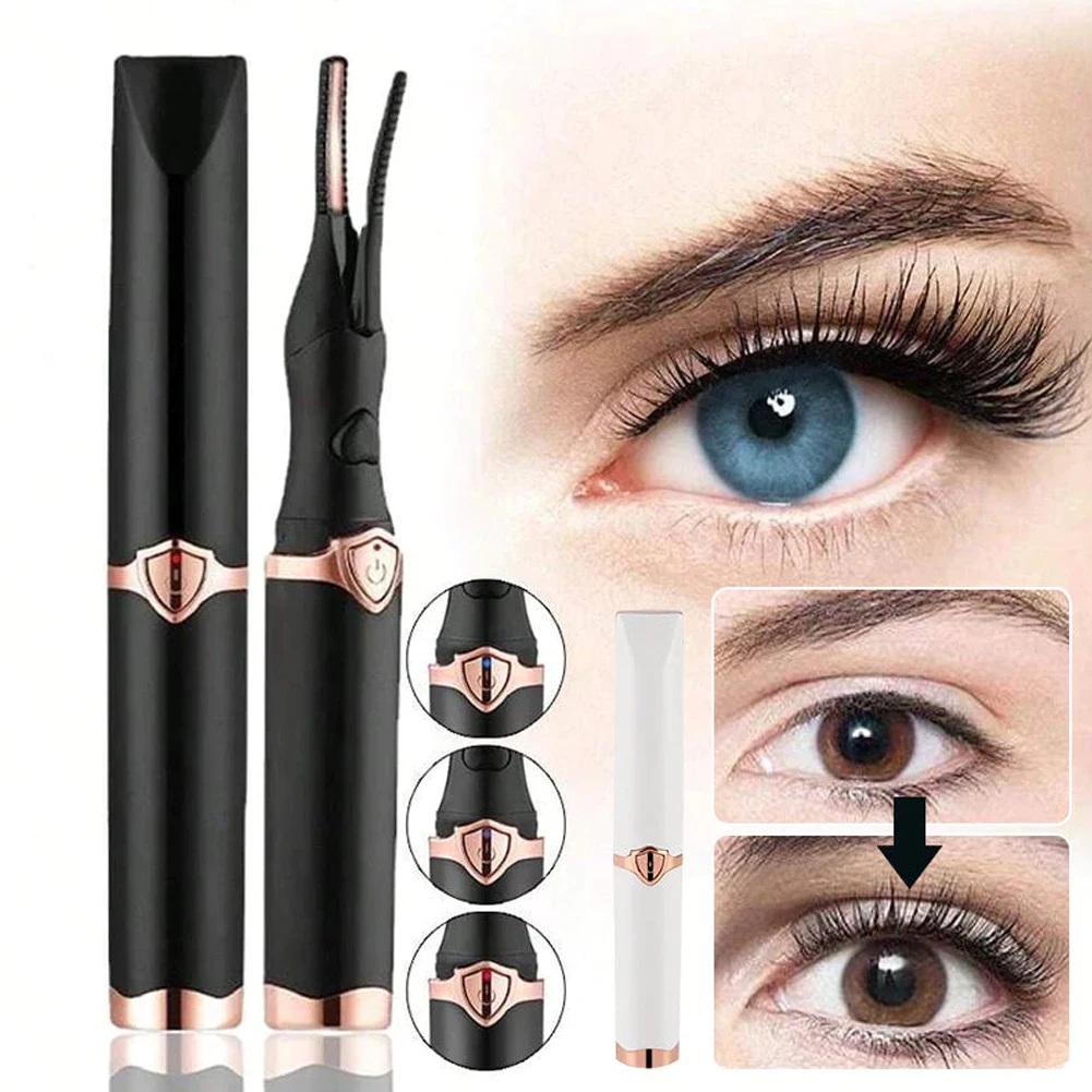 Professional Electric Eyelash Curler for Women 3 Gears Adjustment Eye Lash Perm Clip Eye Beauty Tool Makeup Supplies