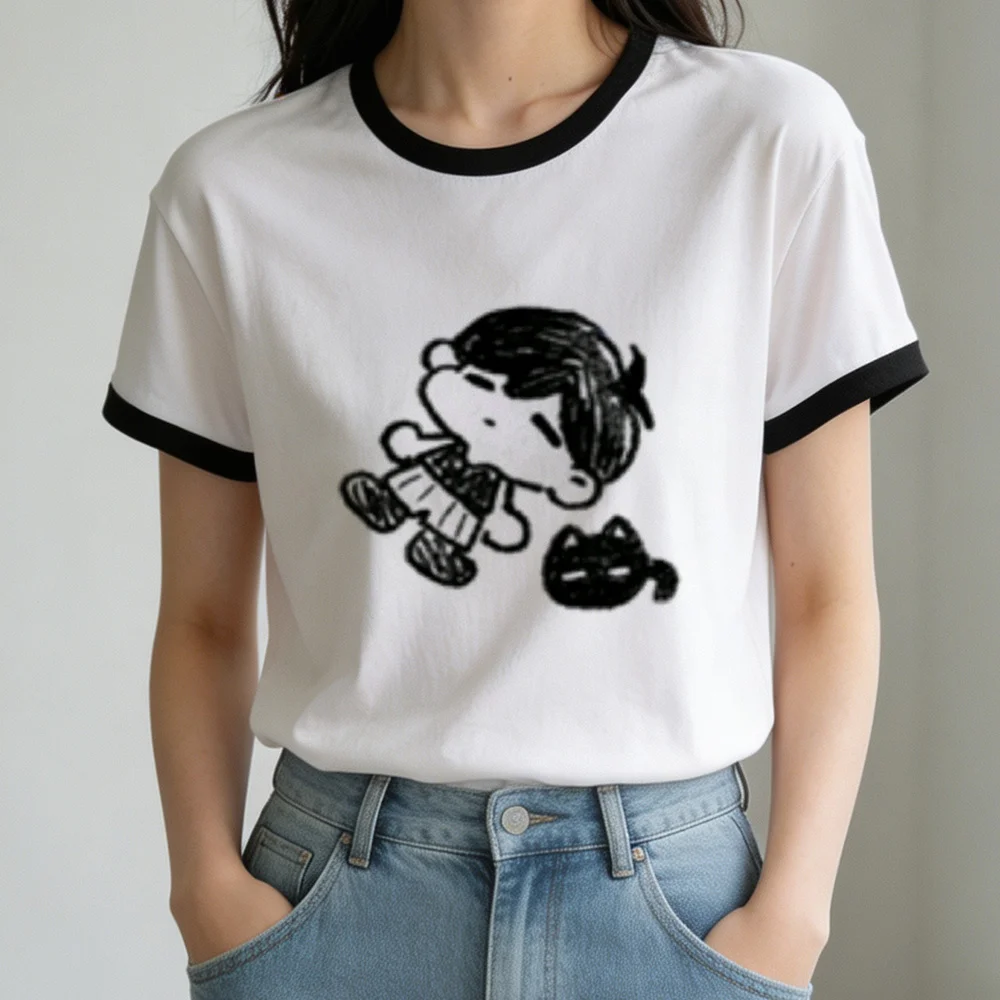 Omori tshirt women alternative  korean fashion kawaii vintage Psychedelic tshirt party japanese cute vintage scene