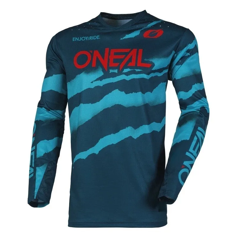 

2025 New Off Road Motorcycle Summer Printed T-shirt Oneal Grande Men's and Women's Breathable Quick Drying Long Sleeve