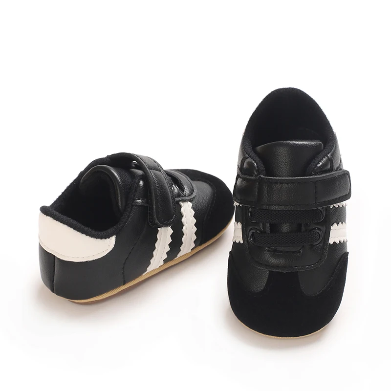 Modische koreanische Version von Herren- und Damen-Sportschuhen, Indoor-Schuhe mit weicher Gummisohle, rutschfest, für Babys von 0-18 Monaten. – Detail 16