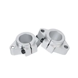 4PCS SHF8 SHF10 SHF12 SHF16 Aluminum Linear Rod Rail Shaft Support 8mm 10mm 12mm 16mm For CNC Router XYZ Table 3D Printer Parts