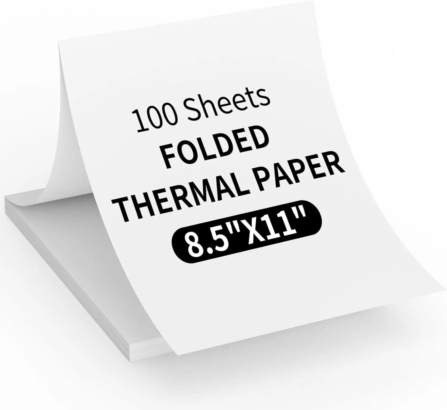 

Термобумага для принтера 8,5x11, формат US Letter, складная, непрерывная, для портативных принтеров, 100 листов