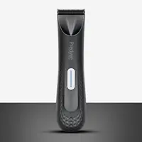 Recortador eléctrico para cabello en la ingle de hombres: peluquero corporal versátil y recortador de vello púbico impermeable con hoja de cerámica reemplazable