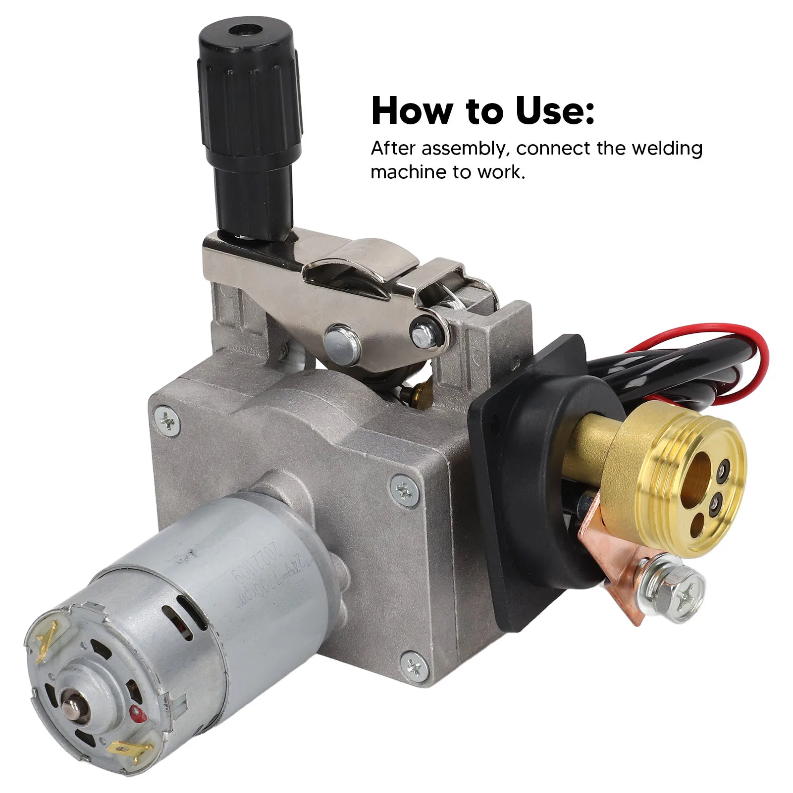 MIG MAG 용접 납땜 와이어 공급기용 와이어 피드 모터 용접기 롤 피더 공급기 24V