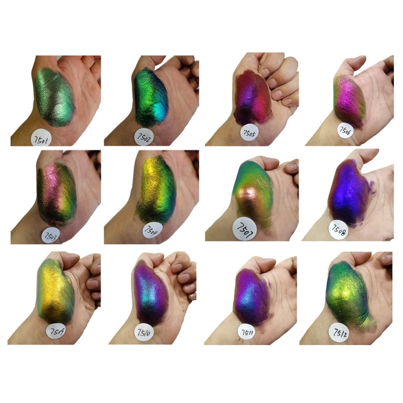 Pigment Color Shifting Changing Colorful Pearlescent Powder for Epoxy Resin Silicone Mold DIY Arts