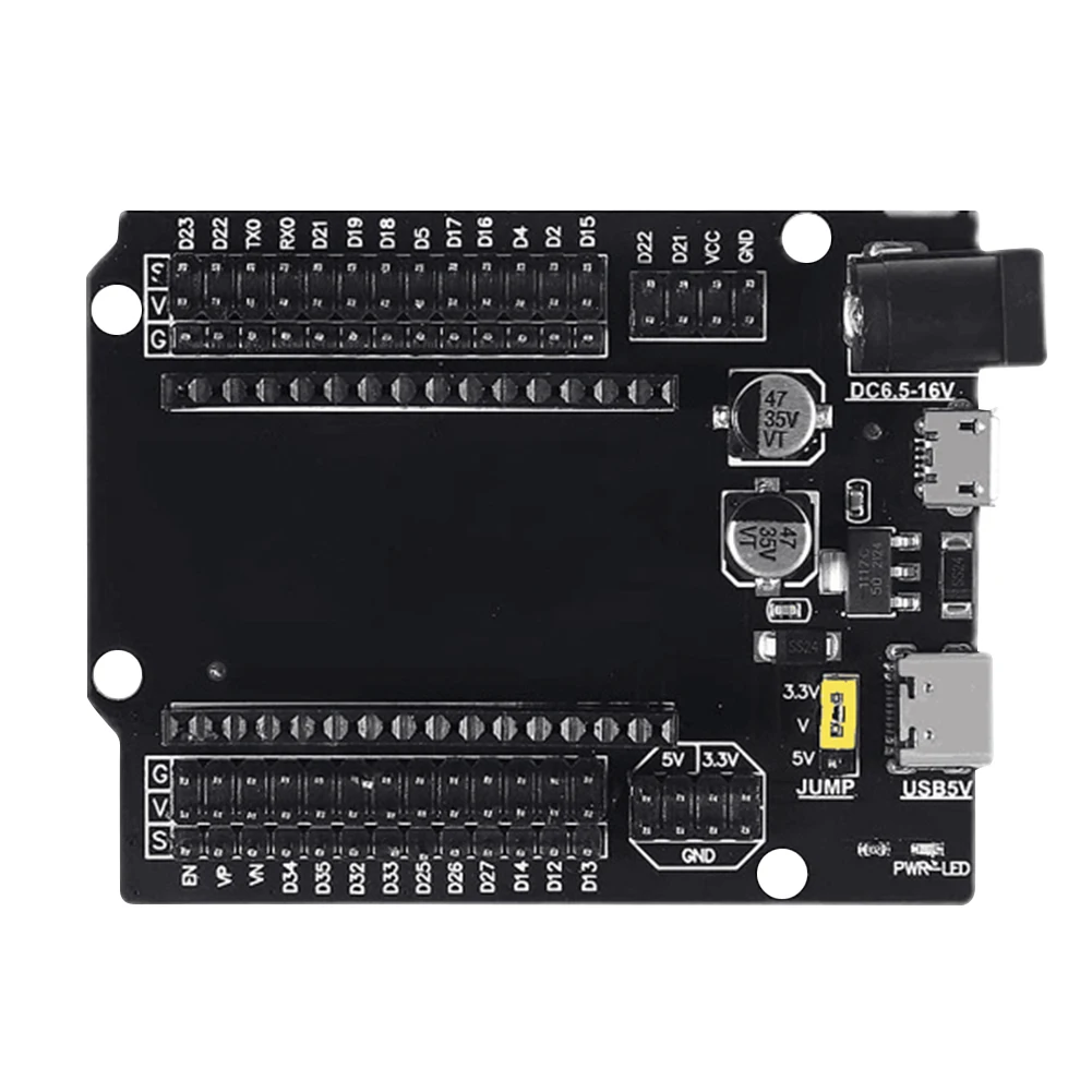 Placa de desarrollo ESP32 tipo C MICRO USB módulo electrónico de expansión de 30 pines ESP--32 ESP32-DevKitC-32 Placa de distribución GPIO