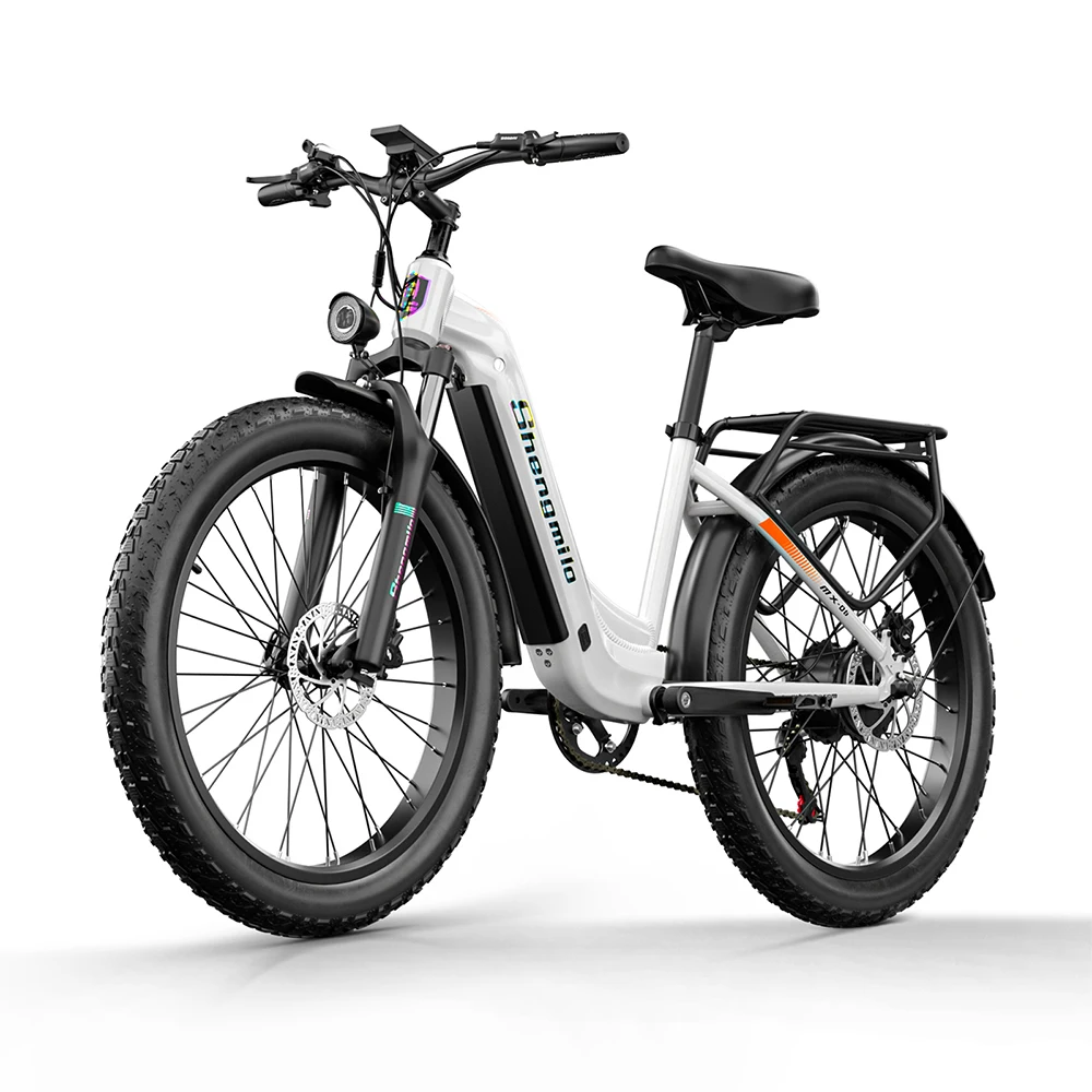 Shengmilo MX06 E-Bike - 1000W (Spitzenleistung) Motor - 48V17.5AH Elektrofahrräder für Männer/Frauen - 26*3.0 Zoll Reifen - Hydraulische Bremsflüssigkeit