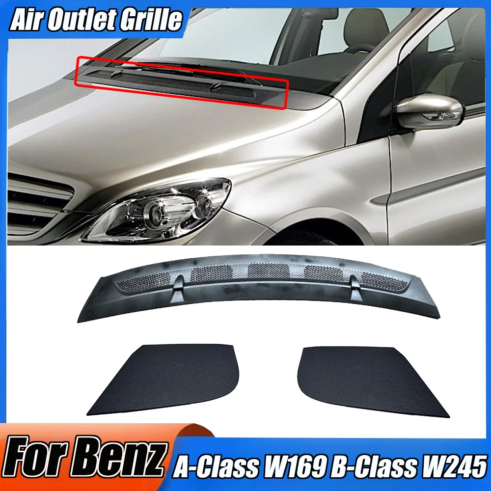 For Mercedes Benz A-Class W169 B-Class W245 A1698360018 275R 375L Air Outlet Grille On Automobile Engine Cover Drainage Cover