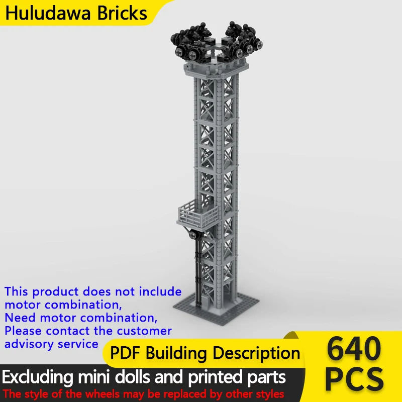 

Street View Model MOC Building Bricks Lighting Pylon Sorting Station Modular Technology Children Holiday Gifts Assemble Toy Suit