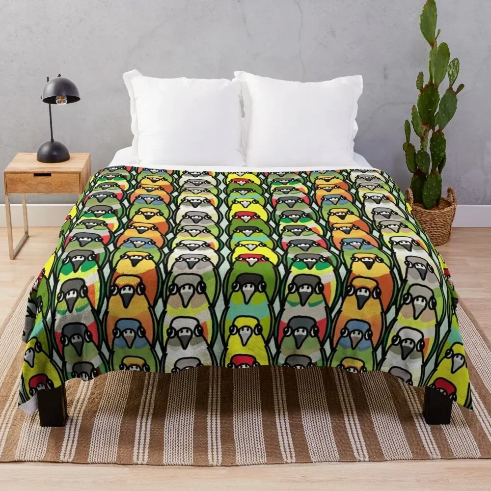 Conure pattern Throw Blanket cosplay anime Luxury Designer anime For Sofa Thin Blankets