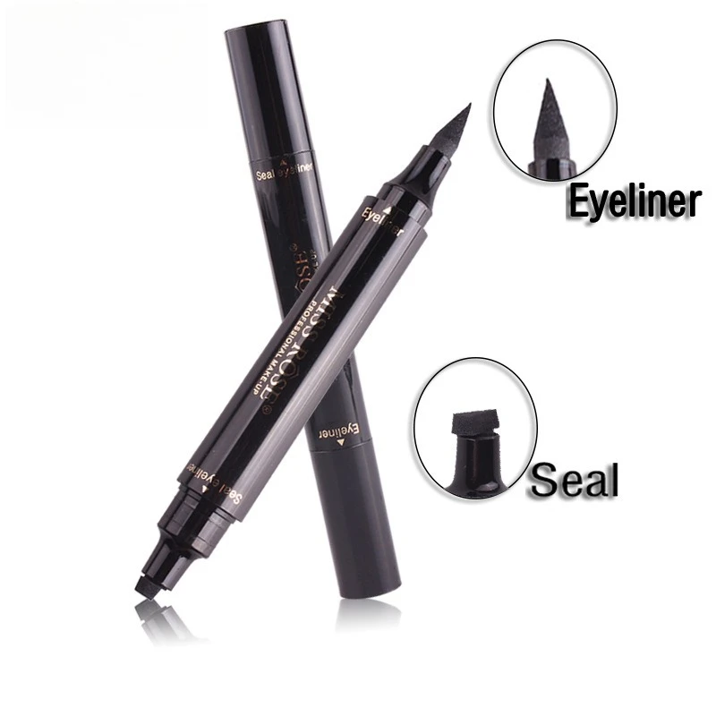 

Long-lasting Eye Liner Pencil for Eye Makeup,Waterproof Double-Sided Liquid Eyeliner Stamp Pen Set for Beginners