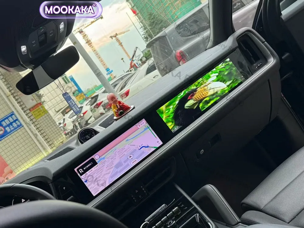 co-pilot Android Auto Carplay For Porsche Macan 2018~2025 Passenger entertainment screen Player Car Stereo Receiver Head Unit