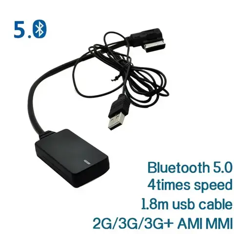 AMI MMI 3G/2G 인터페이스 블루투스 모듈 AUX 수신기 케이블 어댑터, 아우디 라디오 플레이어 자동차 전자 액세서리