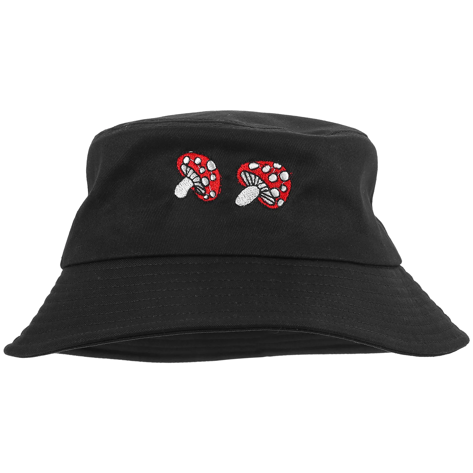 

Mushroom Decor Bucket Hat Lightweight Breathable Sun Protection Outdoor Travel Summer Hat Women Fishing Camping Brimmed