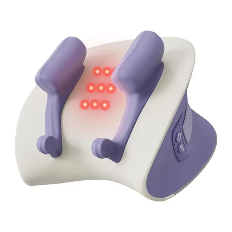 ABIT For Neck Relief Massage Pillow With Electric Heating And Red Light Therapy, Alleviates Headaches And Pain Function