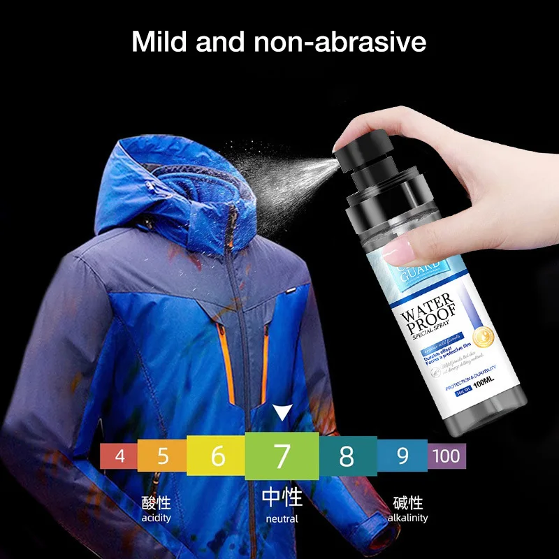 Imagem -03 - Impermeável Nano Coating Spray para Roupas Jacket Cleaning Spray Impermeável Hidrofóbico Antifouling Repelente de Água Reparação