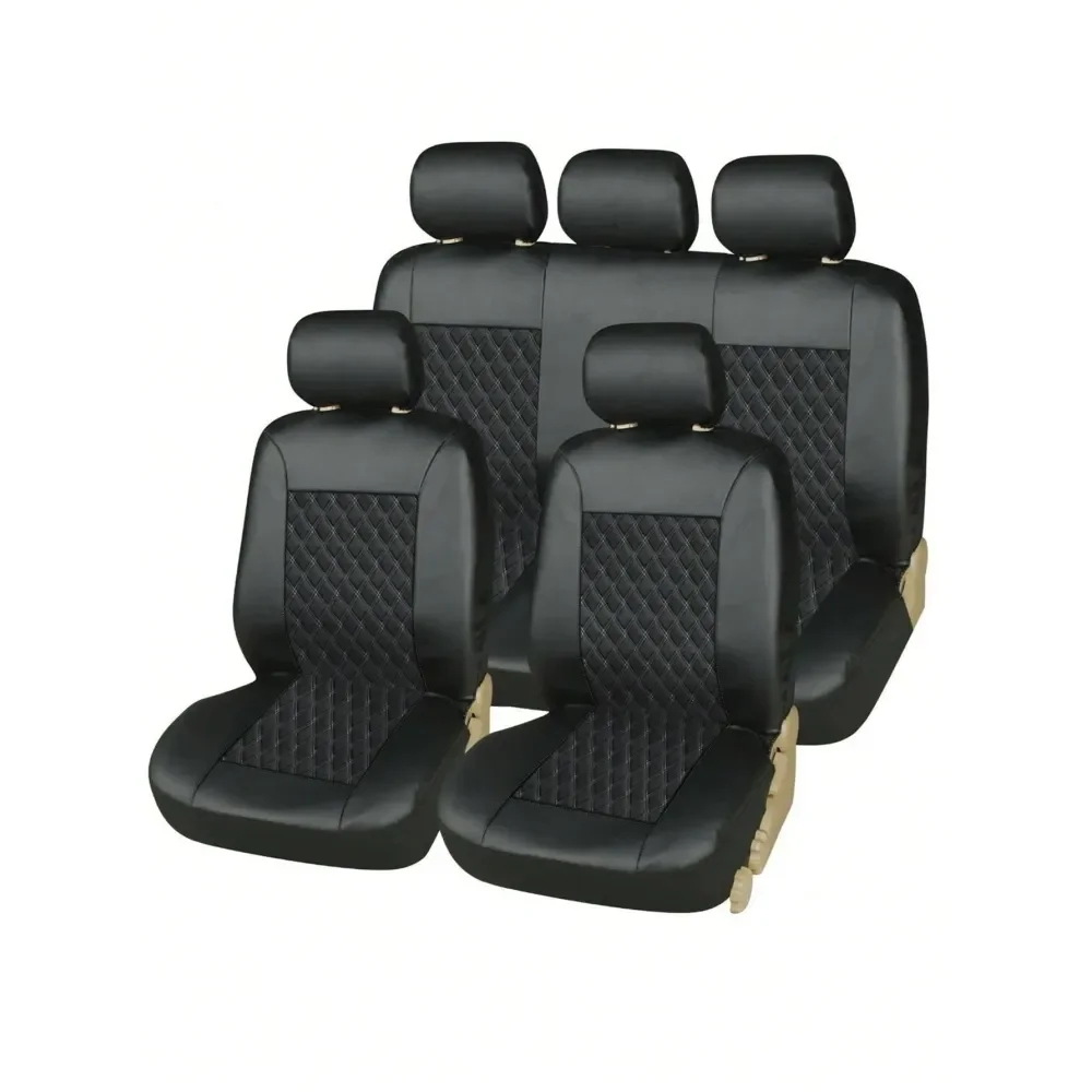 

Pvc Leather Double Stitched Woven Car Seat Cover