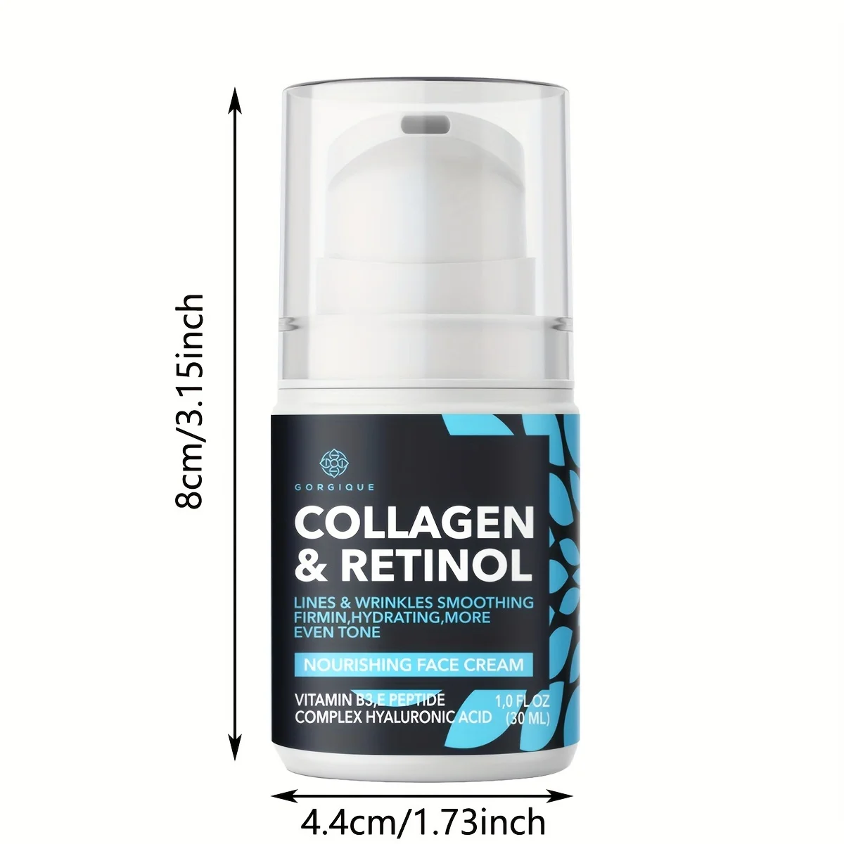 Kollagen-Retinol-Creme zur Straffung der Gesichts feuchtigkeit creme mit Hyaluronsäure-Vitamin-E-B3-Peptiden