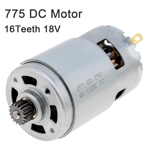 Imagen 1 del producto Motor de taladro de impacto eléctrico Makita, micromotor de 16 dientes, 18V, 775 CC