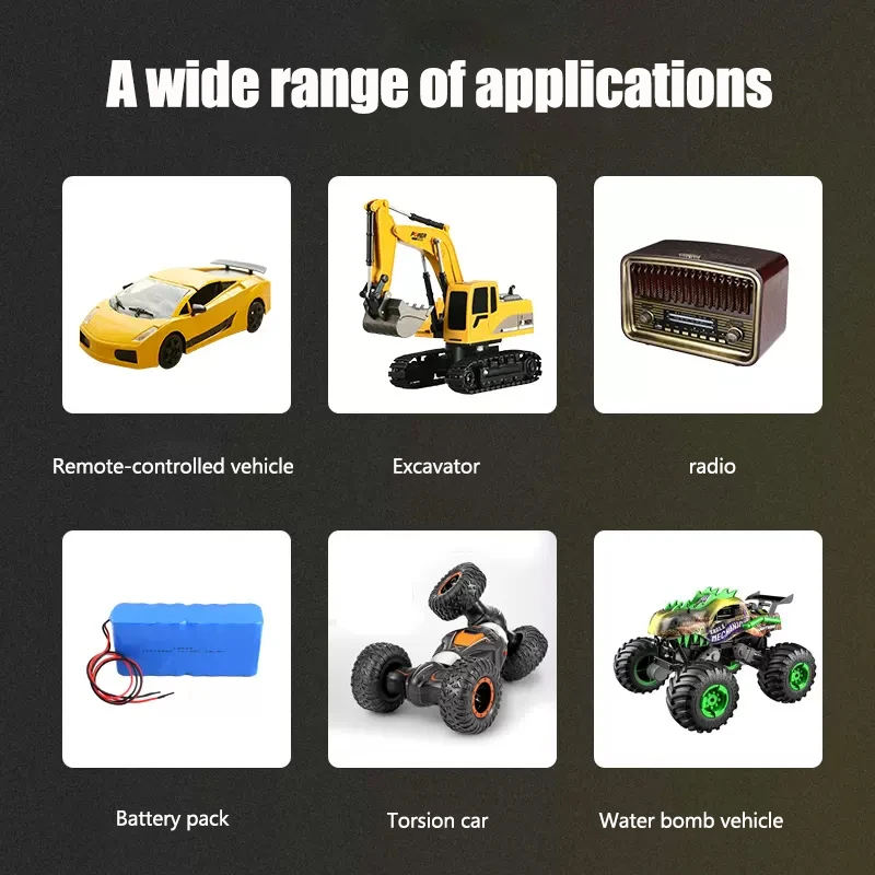 High Quality New Rechargeable 4XAA Battery Pack Remote Control Toy Car Battery 4.8V 700mAh Ni-CD Battery SM-2P