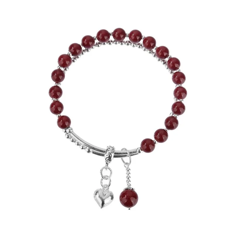 high-content-purple-cinnabar-s925-silver-heart-double-loop-bracelet-rich-cinnabar-beads-unisex-spiritual-jewelry-protection-gift