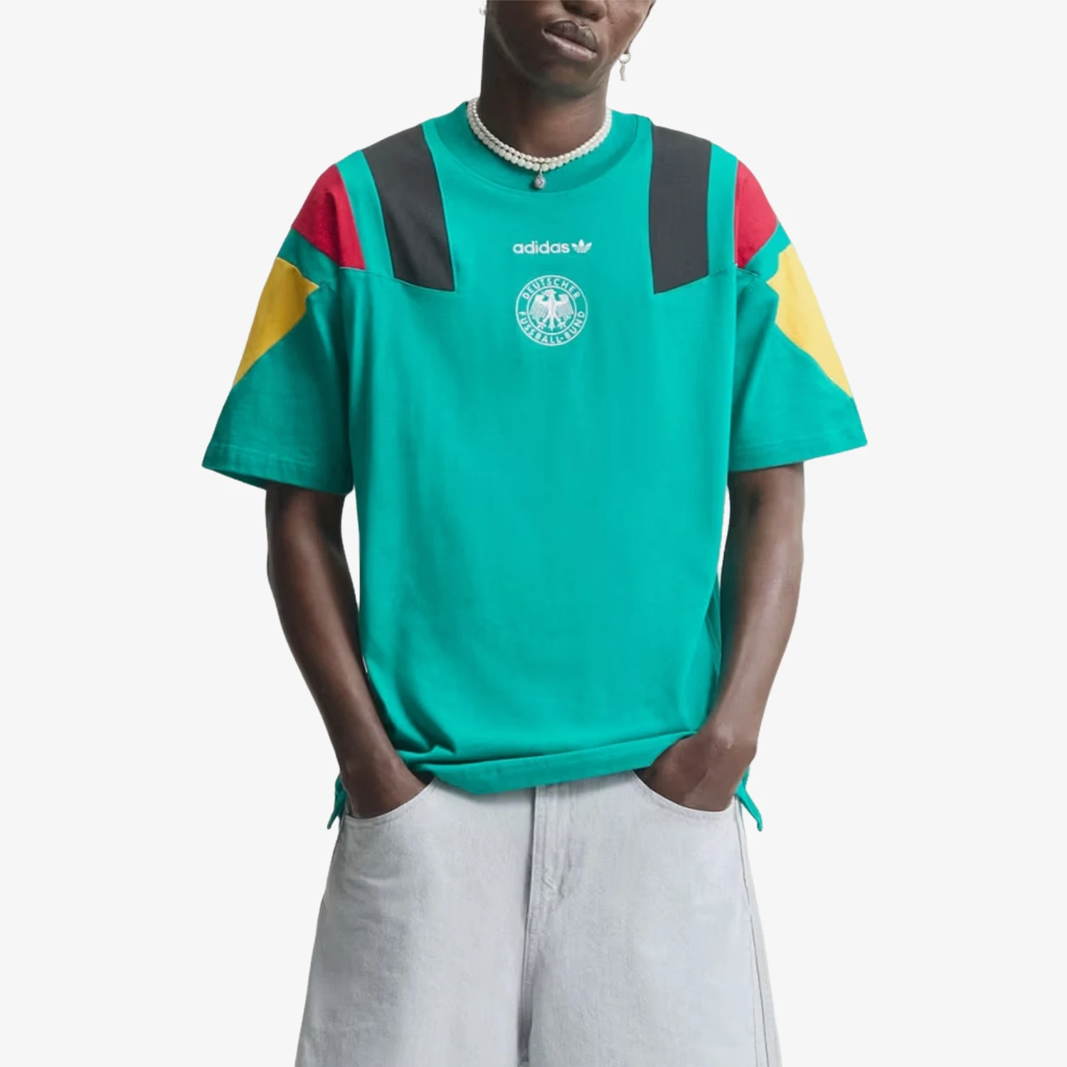 t-shirt-de-sport-a-manches-courtes-ample-en-tricot-pour-homme-modele-kg2279-de-la-marque-adidas-avec-motif-trefle-authentique