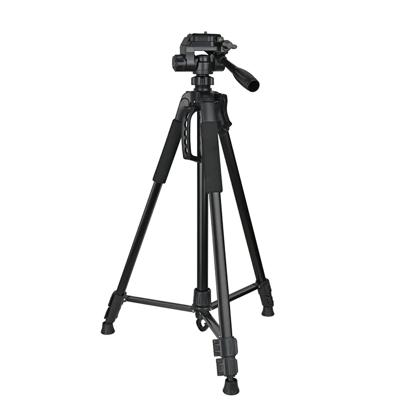 Professional 3 Sections DSLR  Tripod Stand 2-5kg Load Capacity Holder for Photography Studio Live Streaming Video Shooting