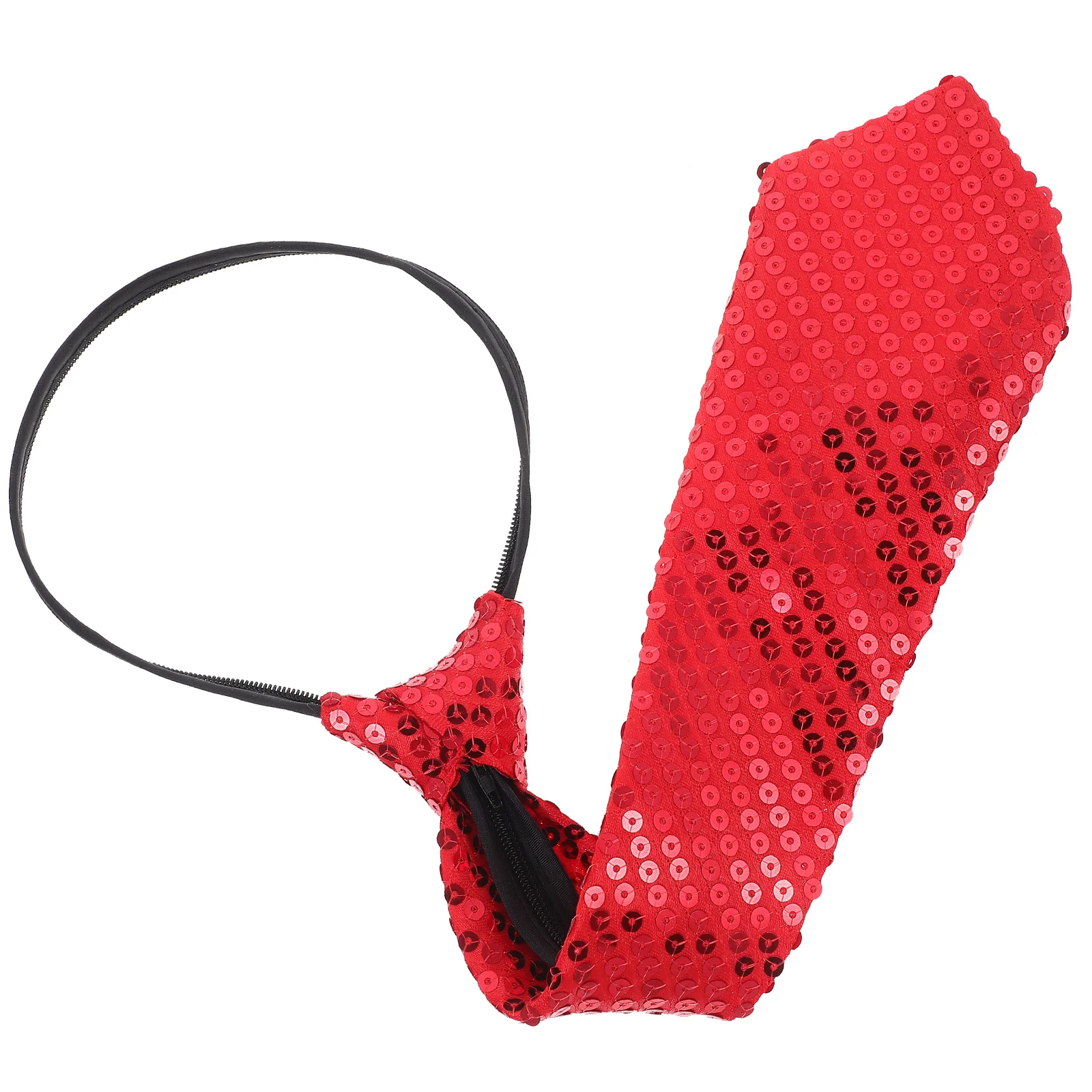 1pc Sequin Tie Shiny Fashion For Cosplay Party Performance Costume Decor Accessory Mens Shine Necktie Party Props Festival