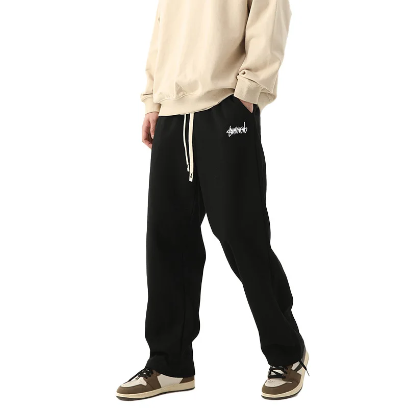 Men's jogging pants baggy pants neutral breathable baggy outdoor pants fashion design jogging pants 2024 new sweatpants