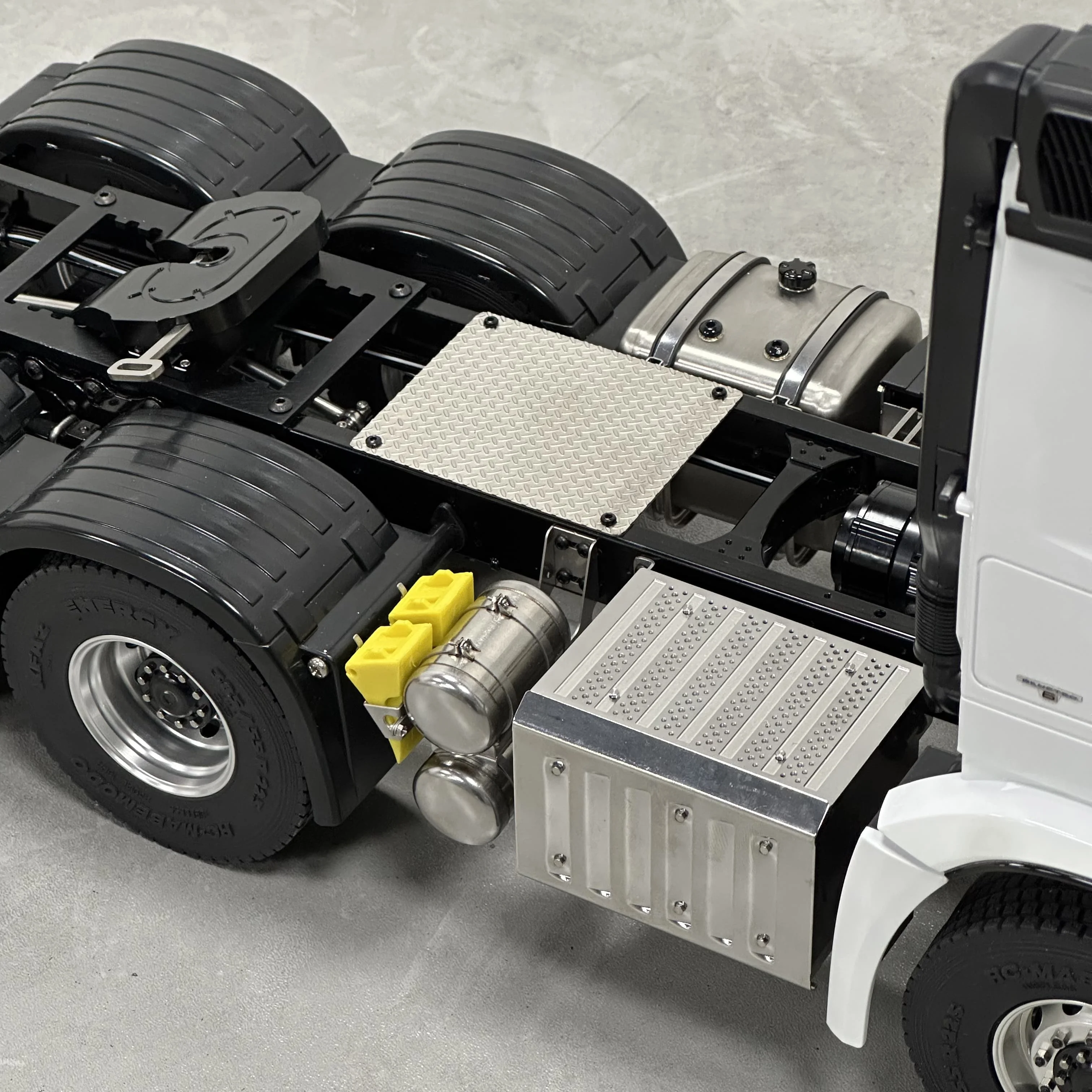 RC 1/14 Truck Metal Fifth Wheel Base MP-01 For Tamiya LESU 1 14 Rc Radio Control Tractor Truck Parts Accessories