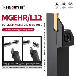 MGEHR/L MGEHR1212-1.5 MGEHR1212-2 MGEHR1212-2.5 MGEHR1212-3 outer grooving tool holder carbide blade10PCS MGMNblade turning tool