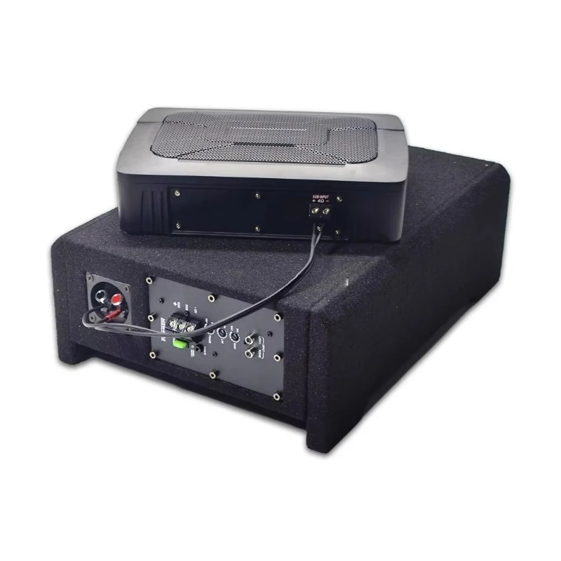 10 Inch Car Android Subwoofer Box Enclosure and 6*9 Inch Passive Car Slim Subw0ofer RMS 400W Peak 800W 10