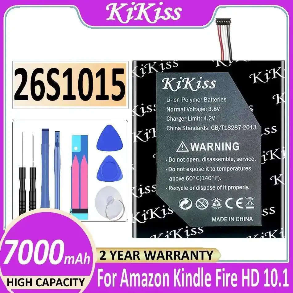 

Tablet Battery 26S1015 Without Iron Sheet 7000Mah For Amazon Kindle Fire HD 10.1,Kindle 10.1 7Th, SL056ZE