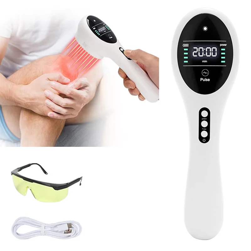 New 650nm 808nm Cold Low Level Laser Red Light Therapy Device Arthritis Muscle Physical Therapy Equipment Body Pet Pain Relief