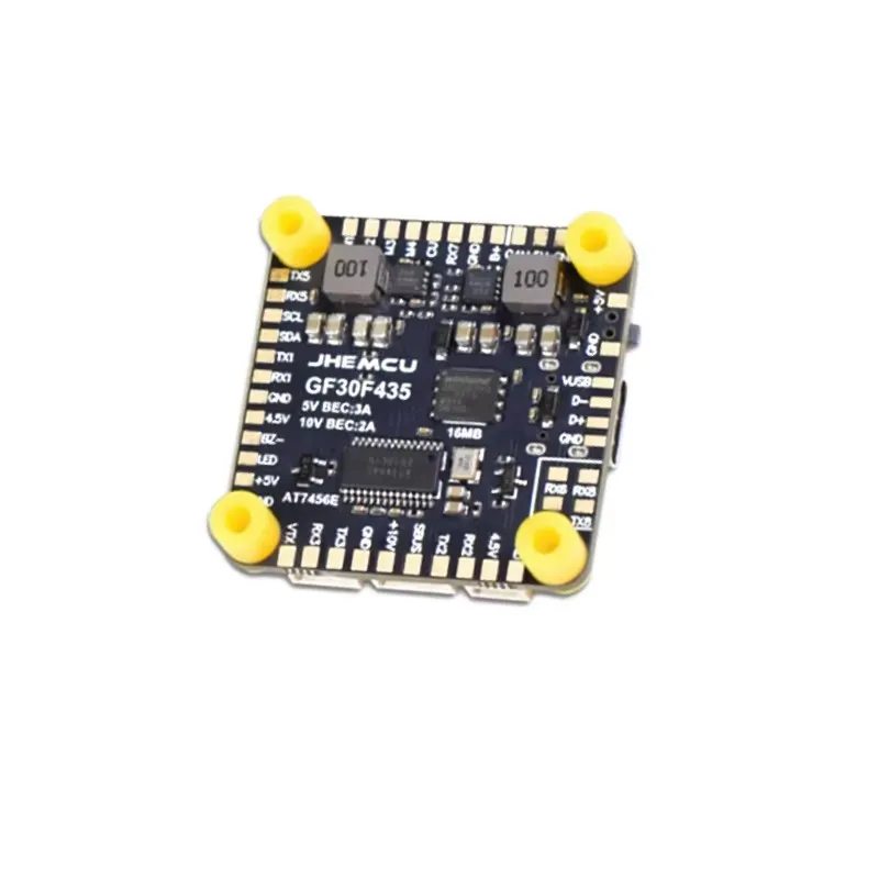 JHEMCU GF30F435 Flight Controller ICM42688P Support OSD GPS Black Box 16M Barometer SPL06 3-6S LIPO 30.5Mx4M for RC FPV Drone