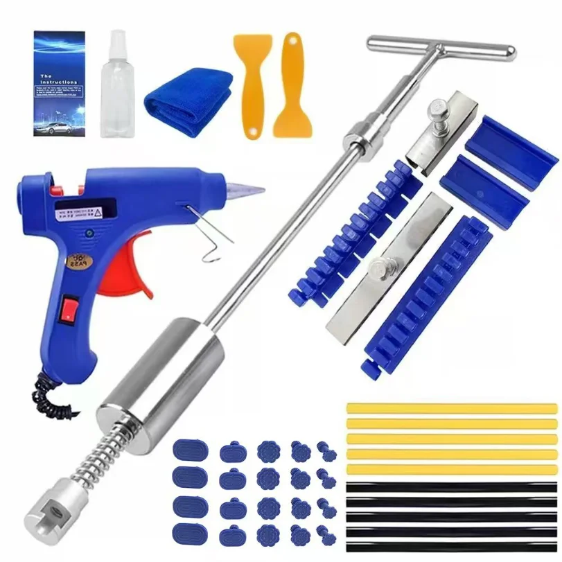 

Car Dent Repair Tool Set For Seamless Bodywork Repair Including Bridge Tool For Dents Pits And Hail Damage